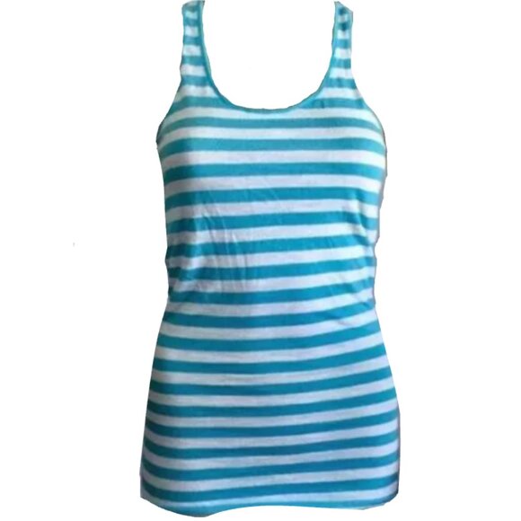 Pink by Victoria's Secret Striped Racerback Tank Top - Picture 15 of 16